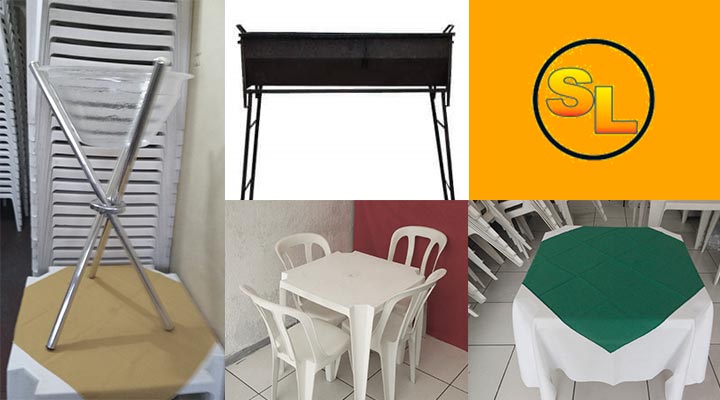Aluguel de Mesas e cadeiras em Vila Prudente e Região Só Locações Artigos para Festas