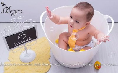 Álbum de fotos infantil no Mandaqui Estúdio Alegra Fotografia