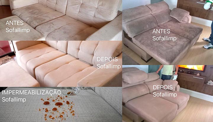 Impermeabilização de sofá, cadeira e colchão em Santo André