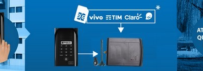 Interfone Coletivo sem fio Gsm 3G para Condomínios