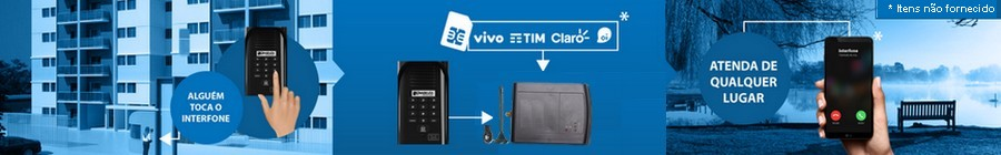 Interfone Coletivo sem fio Gsm 3G para Condomínios