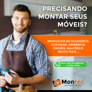 Montagem de Móveis em Santo Amaro - Montec Motador de Móveis