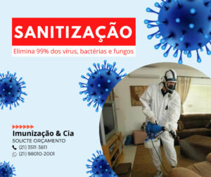 SANITIZAÇÃO NO RIO DE JANEIRO - Imunização e Cia