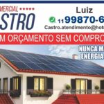 Venda e instalação de energia solar e aquecedor solar - Cotia - Comercial Castro